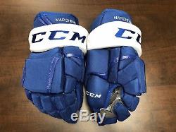 New! CCM Toronto Maple Leafs NHL Pro Stock Return Hockey Player Gloves 14 11k