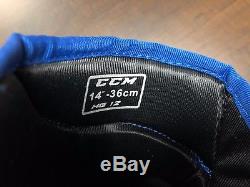 New! CCM Toronto Maple Leafs NHL Pro Stock Return Hockey Player Gloves 14 11k