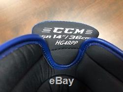New! CCM Toronto Maple Leafs NHL Pro Stock Return Hockey Player Gloves 14 Ahl