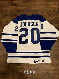 Nike Johnson Authentic Toronto Maple Leafs NHL Hockey Jersey White Alternate 48