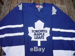 Nike Toronto Maple Leafs Authentic Hockey NHL Jersey Fight Strap sz. 52 vtg