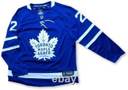 Nikita Zaitsev Signed Autographed Jersey Toronto Maple Leafs Home Blue withCOA
