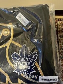 OVO X NHL Toronto Maple Leafs OG Owl Hoodie Black Blue October's Very Own 2022