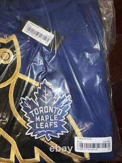 OVO X NHL Toronto Maple Leafs OG Owl Hoodie Black Blue October's Very Own 2022