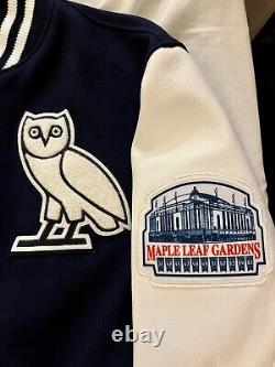 OVO X Roots X Toronto Maple Leafs Varsity Jacket 1/250 October's Very Own Drake