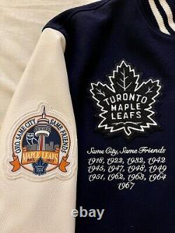 OVO X Roots X Toronto Maple Leafs Varsity Jacket 1/250 October's Very Own Drake