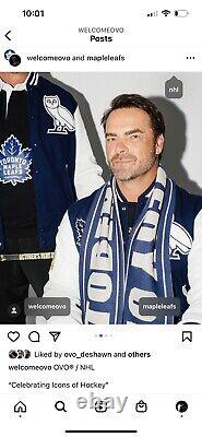 OVO X Roots X Toronto Maple Leafs Varsity Jacket 1/250 October's Very Own Drake