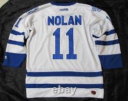 Owen Nolan #11 Toronto Maple Leafs CCM Premier NHL shirt Jersey adult size XL