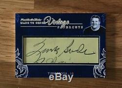 PC ITG Made To Order Vintage Cuts Turk Broda Cut Signature Auto Autograph 1/1