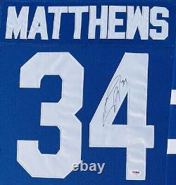 PSA/DNA Toronto Maple Leafs #34 AUSTON MATTHEWS Signed Autographed Hockey Jersey