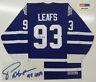Pat Burns Signed 1993 Toronto Maple Leafs Ccm Jersey Psa/dna Coa