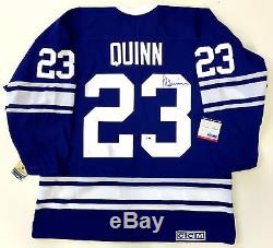 Pat Quinn Signed Toronto Maple Leafs CCM Vintage Jersey Psa/dna Coa Ab60555