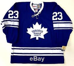 Pat Quinn Signed Toronto Maple Leafs CCM Vintage Jersey Psa/dna Coa Ab60555