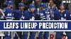 Predicting The Toronto Maple Leafs Opening Night Lineup Nhl 2019 2020 Season