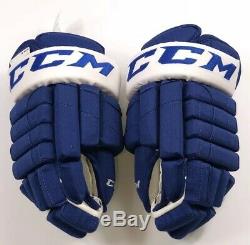 Pro Stock Pro Return 14 CCM HG852 Hockey Gloves Toronto Maple Leafs
