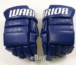Pro Stock Pro Return 14 Warrior AX1 Franchise Hockey Gloves Toronto Maple Leafs