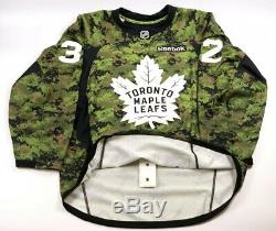 Pro Stock Warm-Up Used Toronto Maple Leafs Leivo Armed Forces Night Auto WithCOA