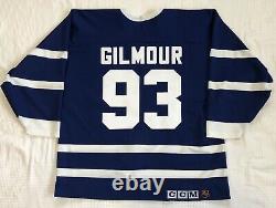 RARE Authentic 1991-92 CCM TBTC Toronto Maple Leafs Doug Gilmour Jersey Size 52