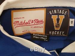 RARE Mitchell & Ness 1966/7 Toronto Maple Leafs Red Kelly Jersey NHL PLAYOFFS
