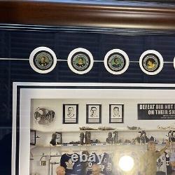 RARE Toronto Maple Leafs Captains Row Framed Photo Artist Proof Frameworth COA