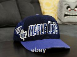 RARE Vintage Toronto Maple Leafs Sports Specialties Shadow Hockey Snapback Hat