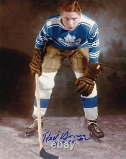 RED HORNER HOF 65 Signed/Autograph 8x10 Photo! Toronto Maple Leafs AJ COA