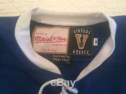 Rare 100% Authentic Pro 56 Mitchell And Ness Toronto Maple Leafs 1967 Jersey