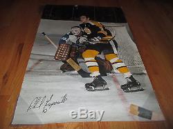 Rare 70s PHIL ESPOSITO Boston Bruins vs TORONTO MAPLE LEAFS Poster
