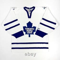 Rare Vintage Toronto Maple Leafs NHL Hockey Jersey CCM Size L Man