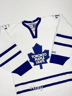 Rare Vintage Toronto Maple Leafs NHL Hockey Jersey CCM Size L Man