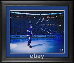 Rasmus S&in Toronto Maple Leafs FRMD Signed 16x20 Photo with Multi Incs LE of 19