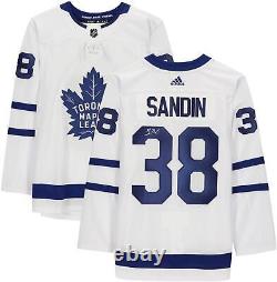 Rasmus Sandin Toronto Maple Leafs Autographed White Adidas Authentic Jersey
