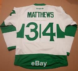 Reebok Toronto St. Pats Maple Leafs Auston Matthews #34 NHL Official Hockey Jers