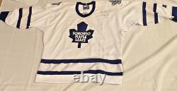 Ron Ellis autographed Toronto Maple Leafs (replica) Jersey withCert. Of Auth