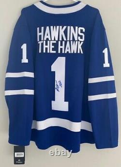 Ronnie Hawkins The Hawk Signed Autographed Toronto Maple Leafs Jersey With COA