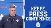 Sheldon Keefe Pre Game New York Rangers Toronto Maple Leafs October 18 2021