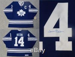 Signed Dave Keon Toronto Maple Leafs 1967 Jersey
