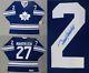 Signed Frank Mahovlich Toronto Maple Leafs 1967 Jersey