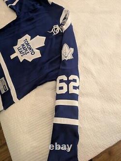 Signed William Nylander Toronto Maple Leafs Reebok Size XL Jersey #62 NHLXID8XF