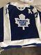 Super Rare Wendel Clark 1991-92 Authentic Toronto Maple Leafs Ultrafil Jersey