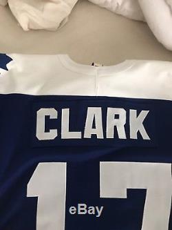 Super rare Wendel Clark 1991-92 authentic Toronto maple leafs ultrafil jersey