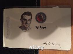 Syl Apps Sr. Autographed Toronto Maple Leafs signed WithCOA HOF61