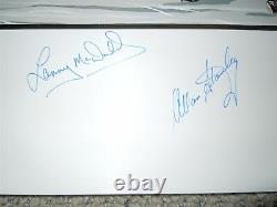 THE MAPLE LEAFS LITHOGRAPH (7) AUTOGRAPHS 39 x 18 TORONTO MAPLE LEAFS