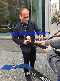 TIE DOMI Toronto Maple Leafs SIGNED Autographed Hockey Stick with COA PROOF