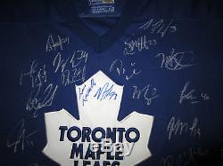 TORONTO MAPLE LEAFS 2015-16 TEAM SIGNED Autographed JERSEY with COA Phaneuf Lupul+