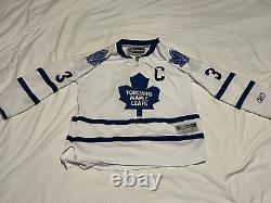 TORONTO MAPLE LEAFS #3 NHL Reebok Youth Size L/XL White Jersey