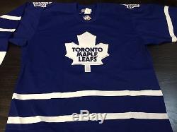 TORONTO MAPLE LEAFS AUTHENTIC Licensed VINTAGE JERSEY CCM SIZE ADULT 48