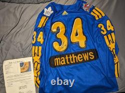 TORONTO MAPLE LEAFS Auston Matthews Signed 2024 ALL STAR GAME JERSEY JSA LOA