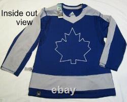 TORONTO MAPLE LEAFS size 56 = XXL Reverse Retro ADIDAS authentic hockey jersey