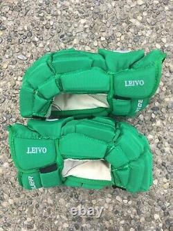 TORONTO ST PATS MAPLE LEAFS Bauer 1S Pro Stock Hockey Gloves Green Size 14